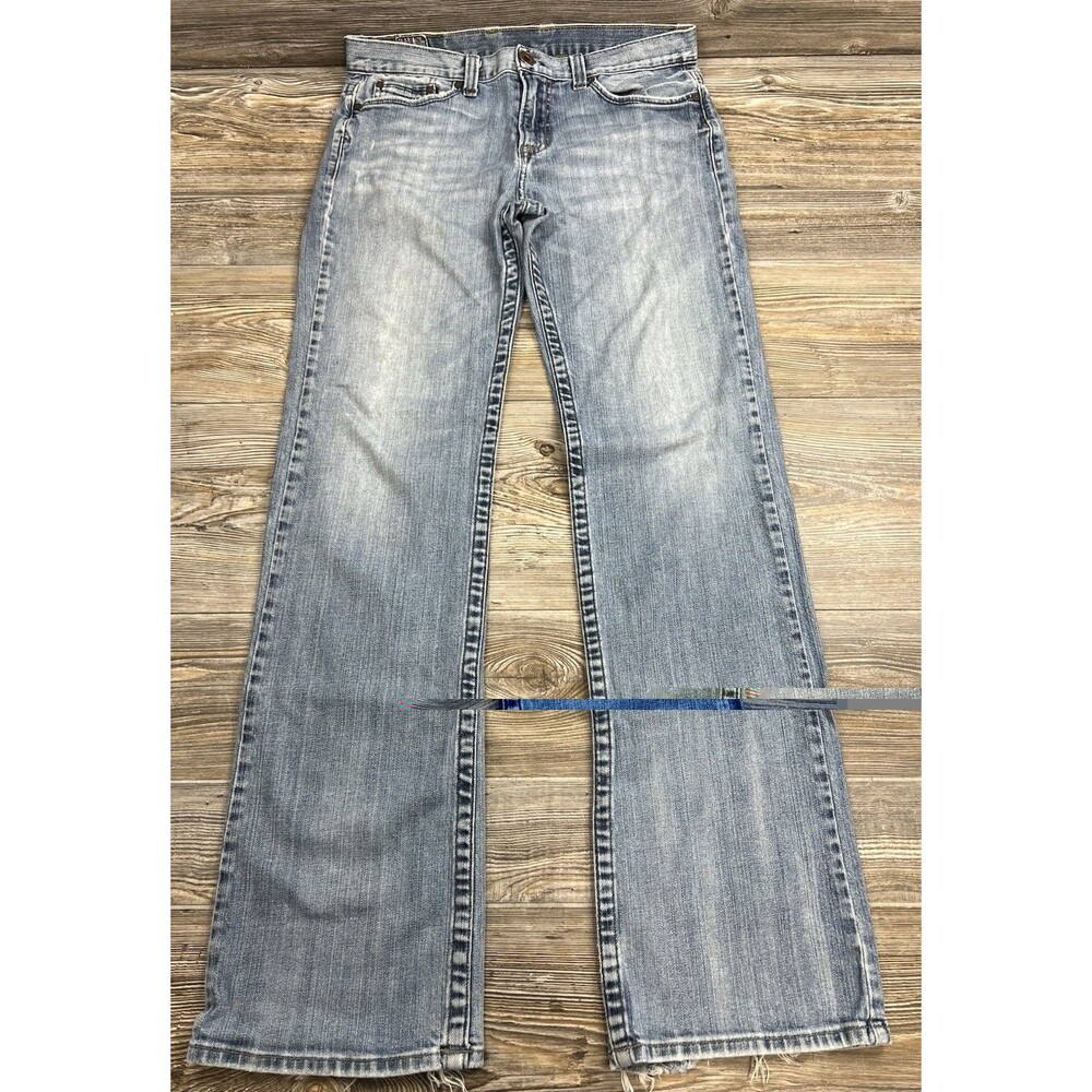 VTG Lucky Brand Tahoe Hipster Jeans Women's Light Wash Blue Denim 32X35